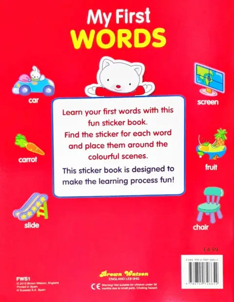 My First Words (Over 190 Stickers)