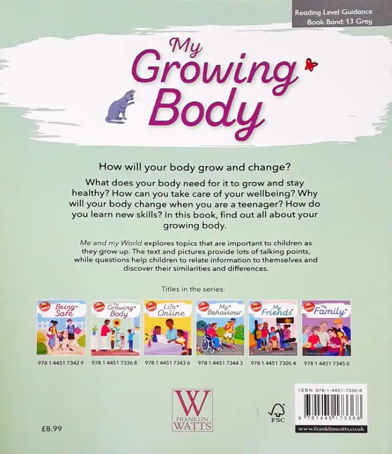 Me and My World: My Growing Body – Books and You