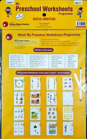 Socio Emotion Worksheets Level 1