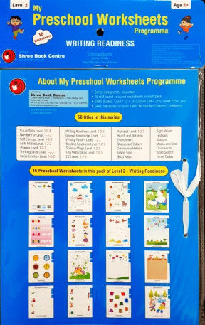 Writing Readiness Worksheets Level 2