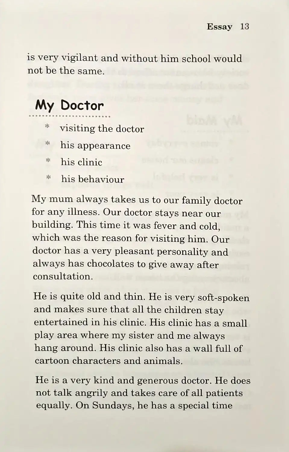 My Satellite Book of Essays | Primary Level