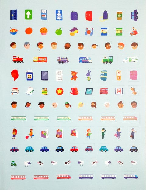 My Trains Sticker and Activity Book