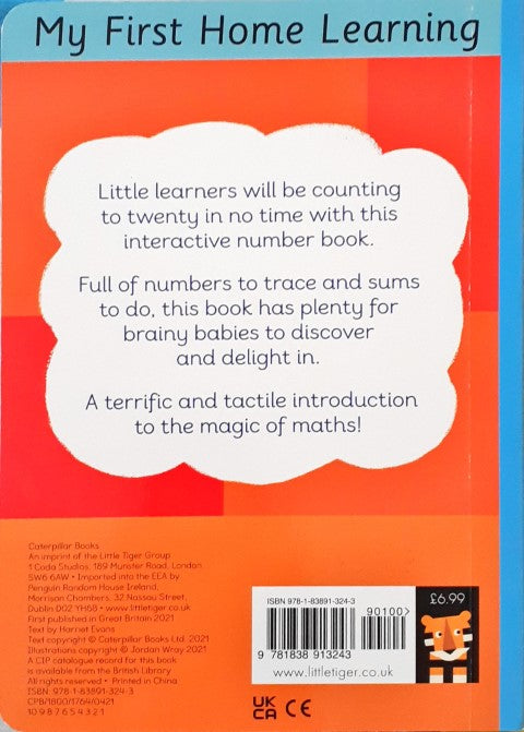 My First Home Learning Touch and Trace 123 Run Your Fingers Along The Tracks and Trace The Numbers They Make