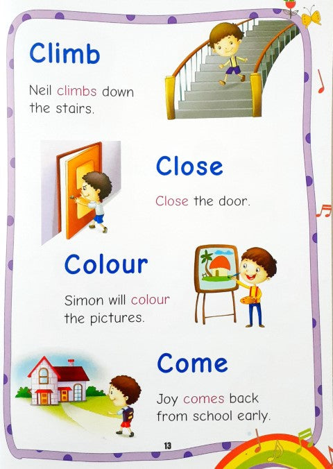 My First Dictionary Of Action Words