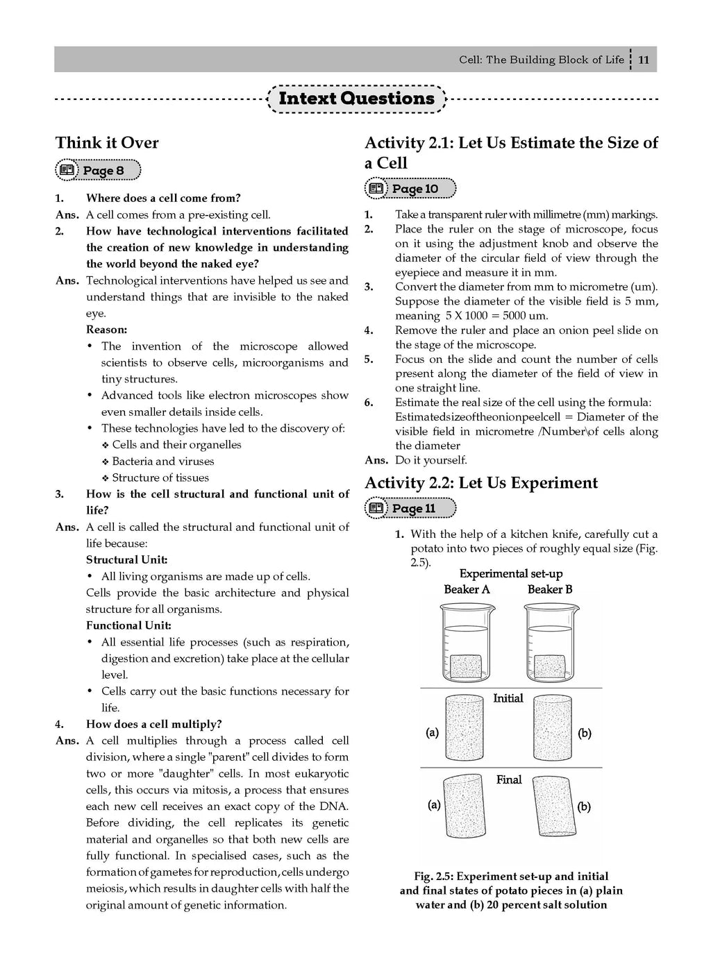 Oswaal CBSE NCERT Textbook Solutions Science (Exploration) Class 9 (Latest NCERT)