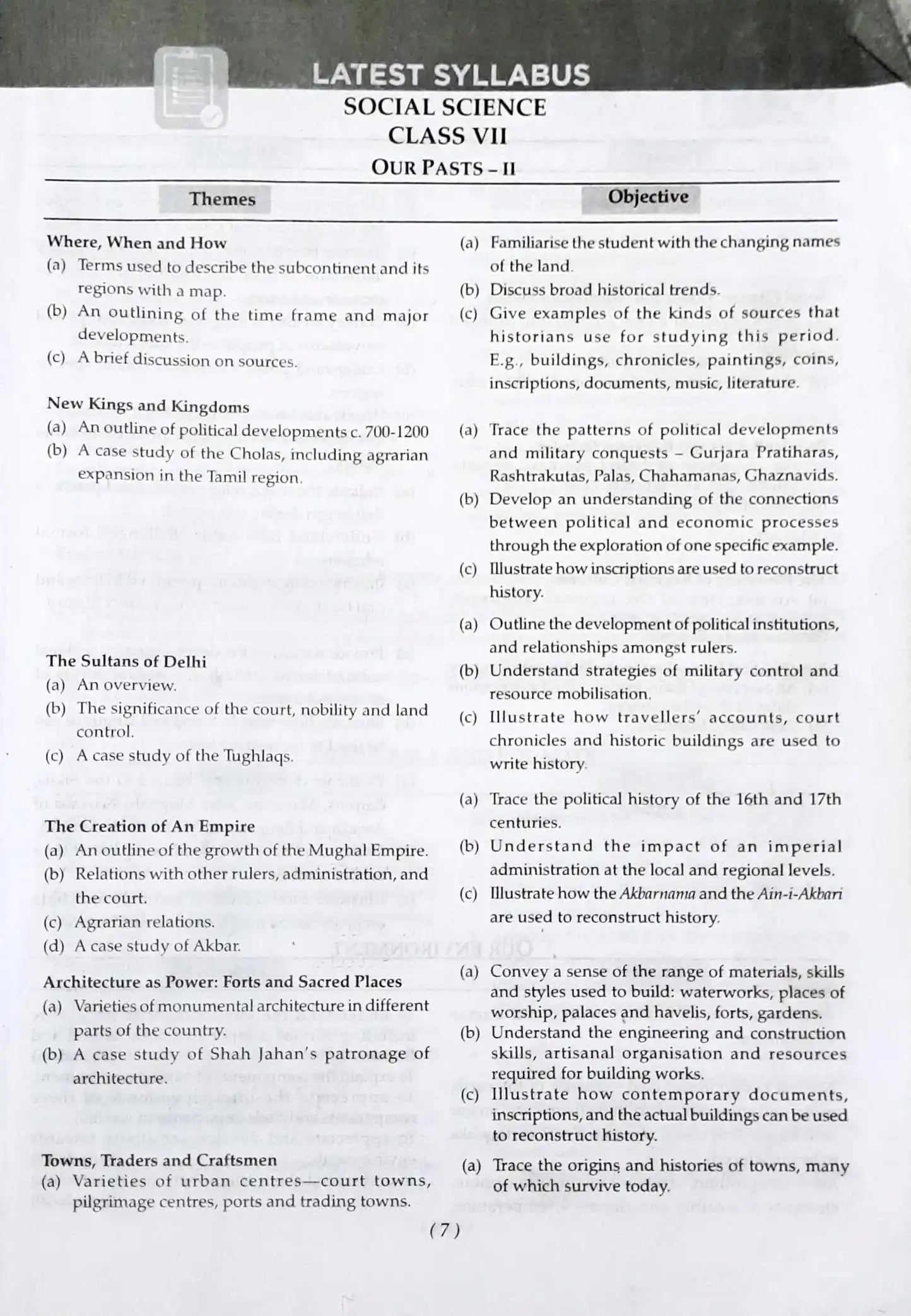 Oswaal Books NCERT & CBSE Question Bank Class 7 Social Science (P)