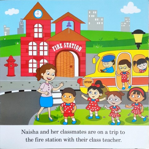 Naisha at the Fire Station