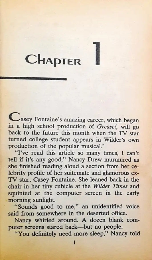 Nancy Drew On Campus Tell Me The Truth (P)