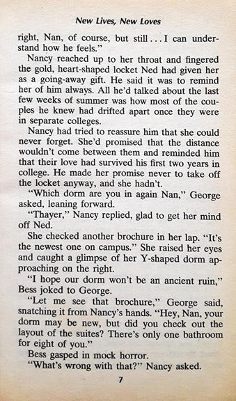 Nancy Drew On Campus 1 New Lives New Loves