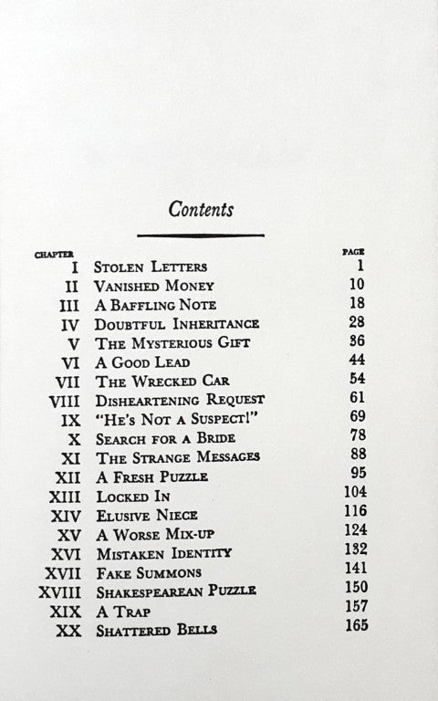 Nancy Drew Mystery Stories Nancy's Mysterious Letter