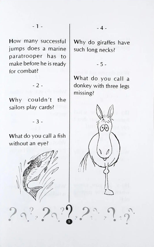 New Riddles For Kids : Blue Book