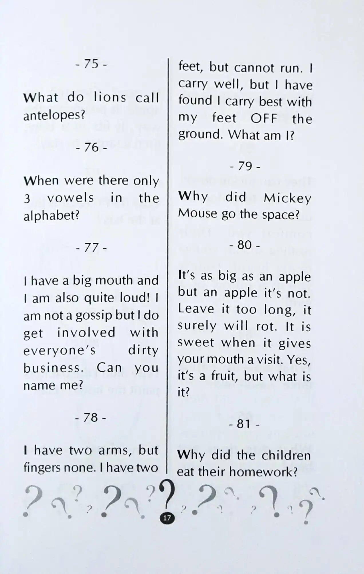 New Riddles For Kids : Green Book