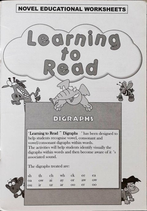 Novel Educational Learning to Read Digraphs