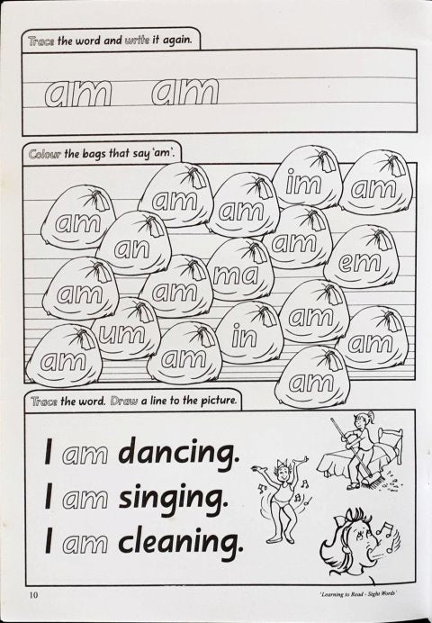 Novel Educational Learning to Read Sight Words