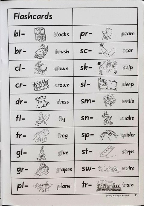 Novel Educational Starting Blending Workbook