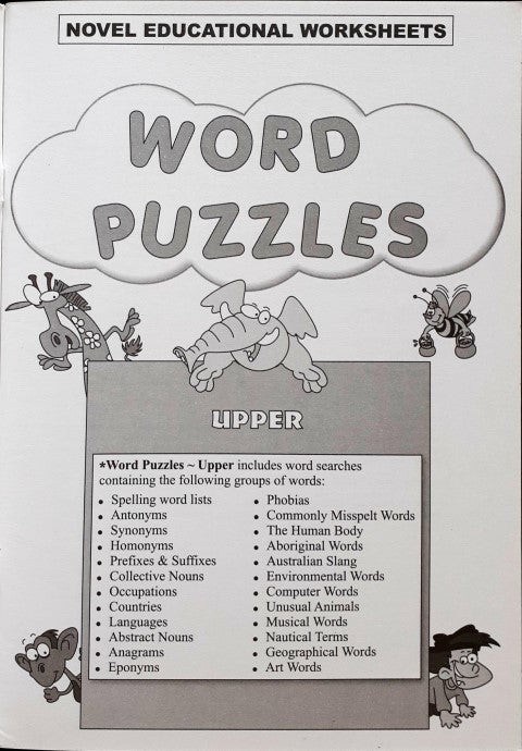 Novel Educational Word Puzzles (Upper)