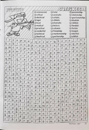 Novel Educational Word Puzzles (Upper)