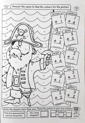 Novel Educational Colouring Addition Early Grades