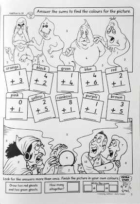 Novel Educational Colouring Addition Early Grades