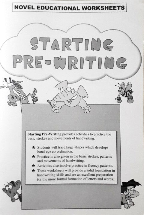 Novel Educational Starting Pre Writing