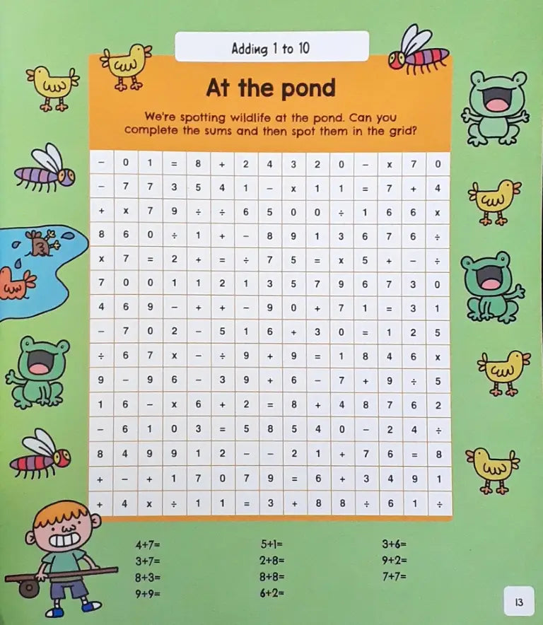 Number Search Adding and Subtracting