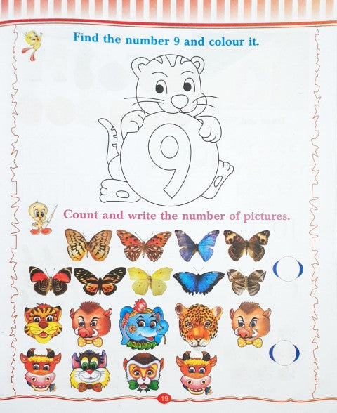 Numbers Writing Book 1-20