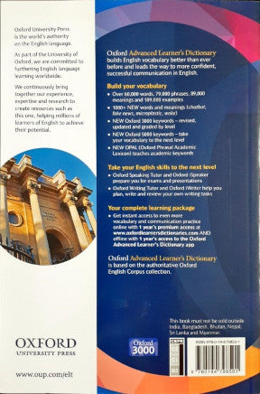 Oxford Advanced Learner's Dictionary : 10th Edition | Paperback