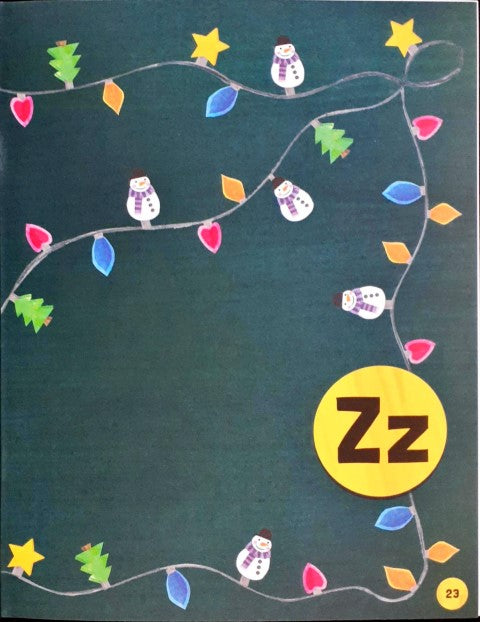 Panda Claus Christmas ABC Activity and Sticker Book With Over 200 Stickers