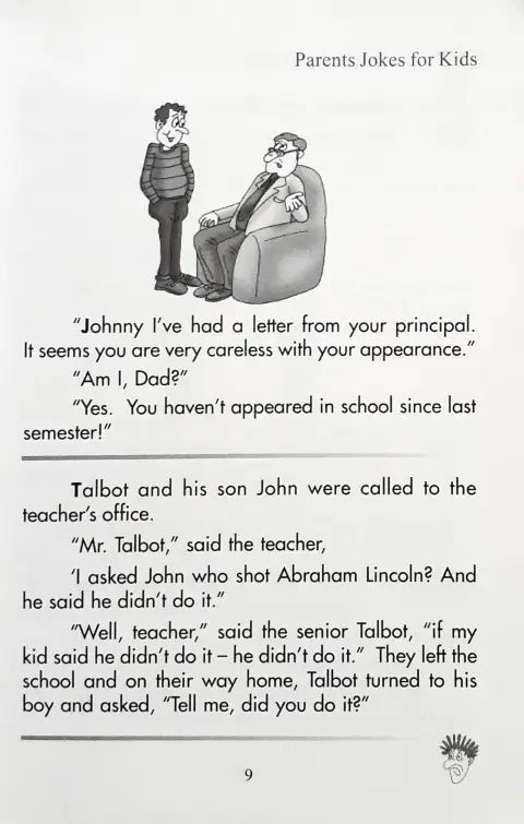 Parents Jokes For Kids (P)