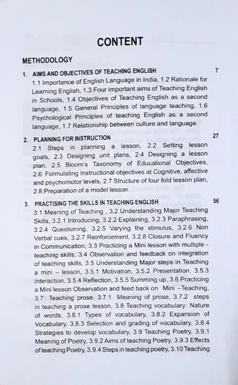 Pedagogy Of English