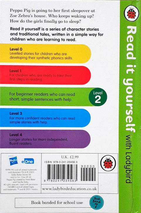 Read It Yourself With Ladybird Level 2 Peppa Pig First Sleepover