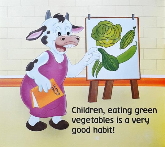 Pepper Eats Green Vegetables