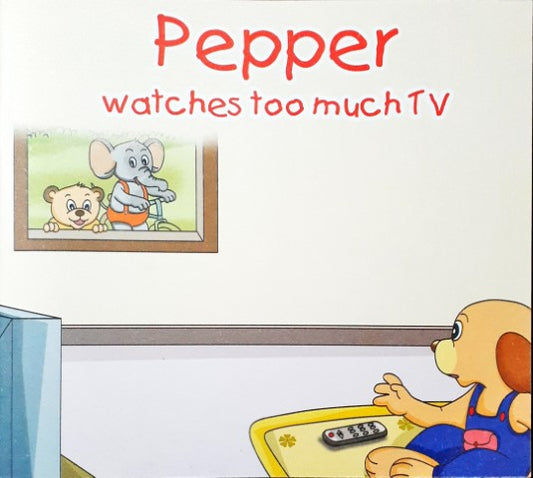 Pepper Watches Too Much TV