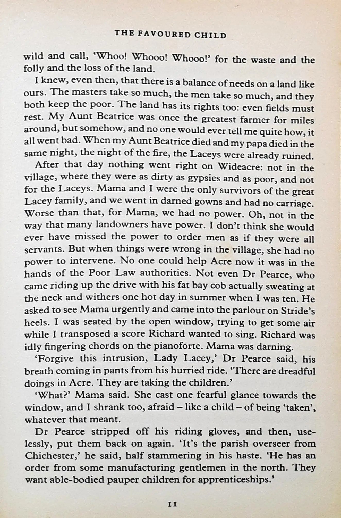 Wideacre #2 : The Favoured Child (P)