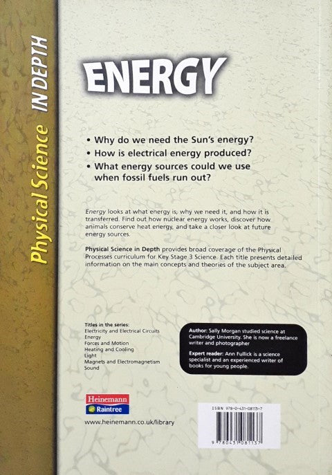 Physical Science in Depth Energy
