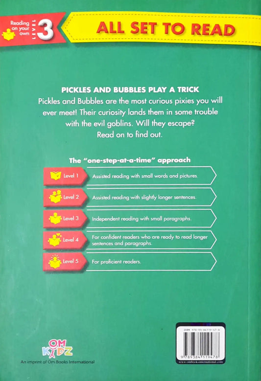 All set to Read Level 3 : A Phonics Reader - Pickles and Bubbles Play a Trick (P)
