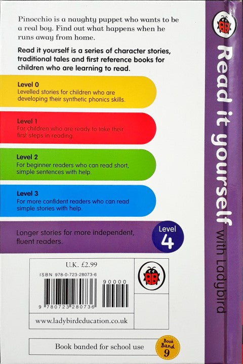 Read It Yourself With Ladybird Level 4 Pinocchio