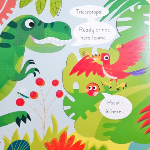 Usborne Lift The Flap Play Hide & Seek With The Dinosaurs