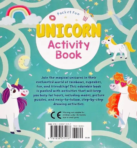 Pocket Fun Unicorn Activity Book