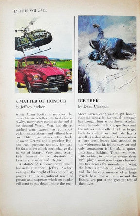 Reader's Digest 4 In 1 Condensed Books 1986 Edition A Matter Of Honour Ice Trek The Long Kill This Shining Land