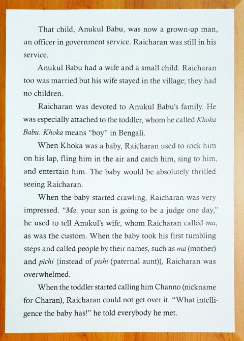 Rabindranath Tagore Khoka Babu's Return