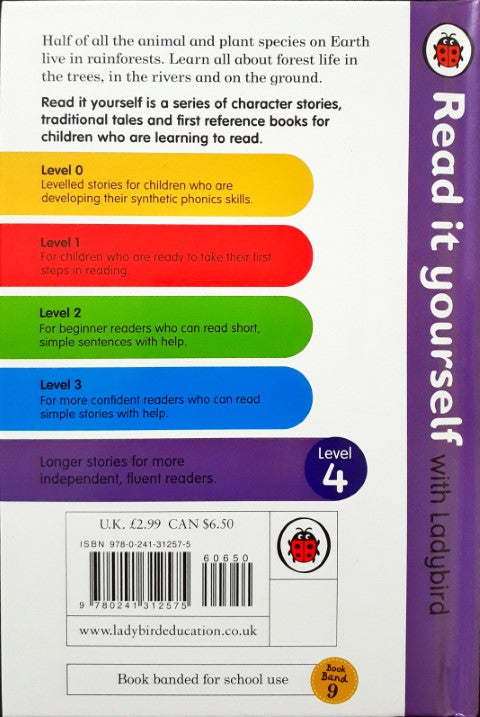 Read It Yourself With Ladybird Level 4 Rainforests