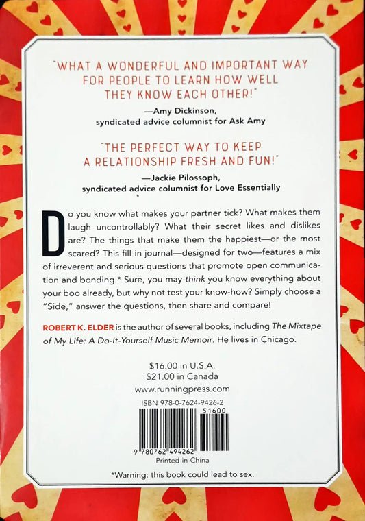 Read Your Partner Like a Book : Everything You Should Know...But Never Thought to Ask : A Book of Questions for Couples