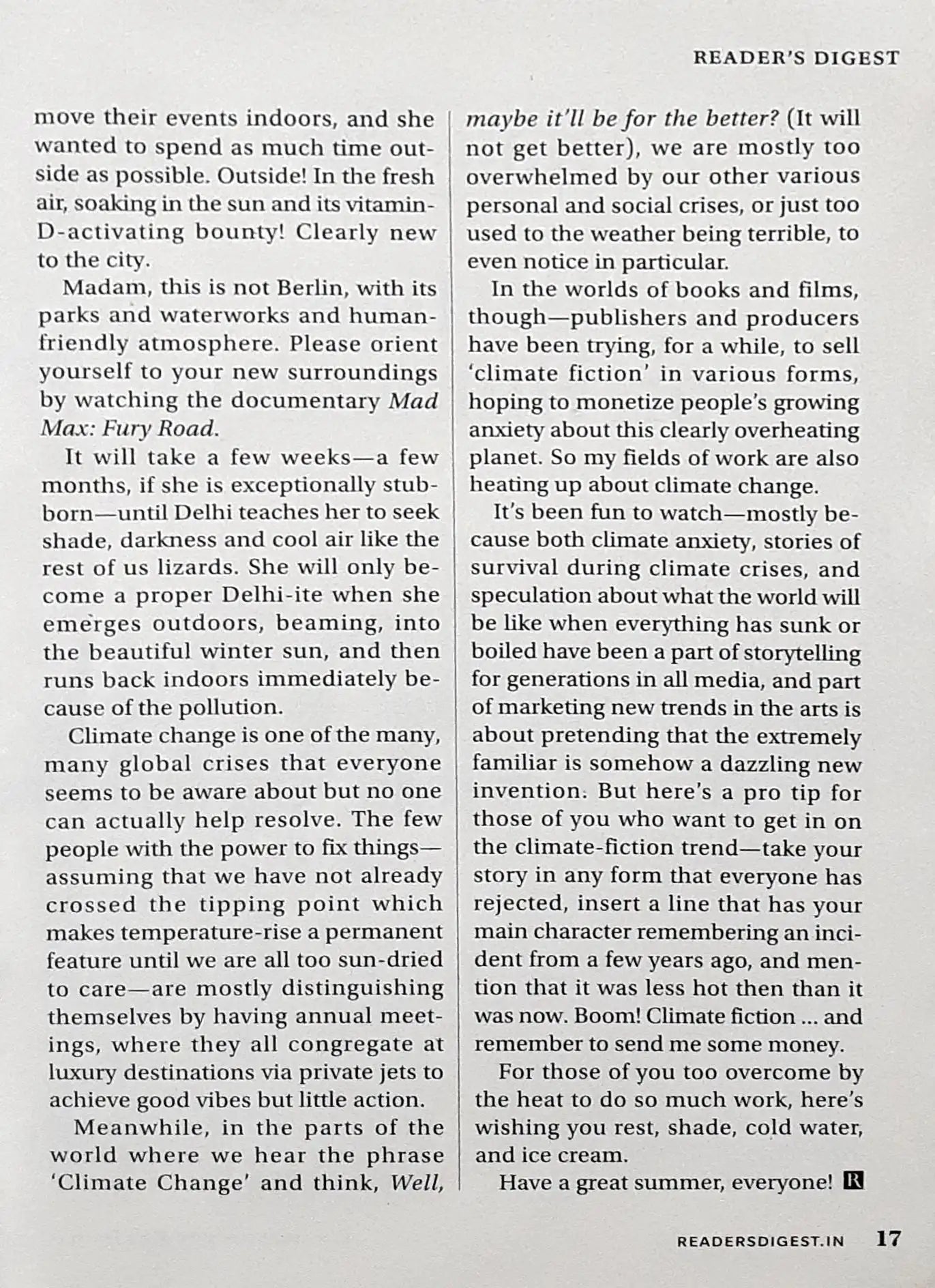 Reader's Digest Magazine : June 2024 (P)