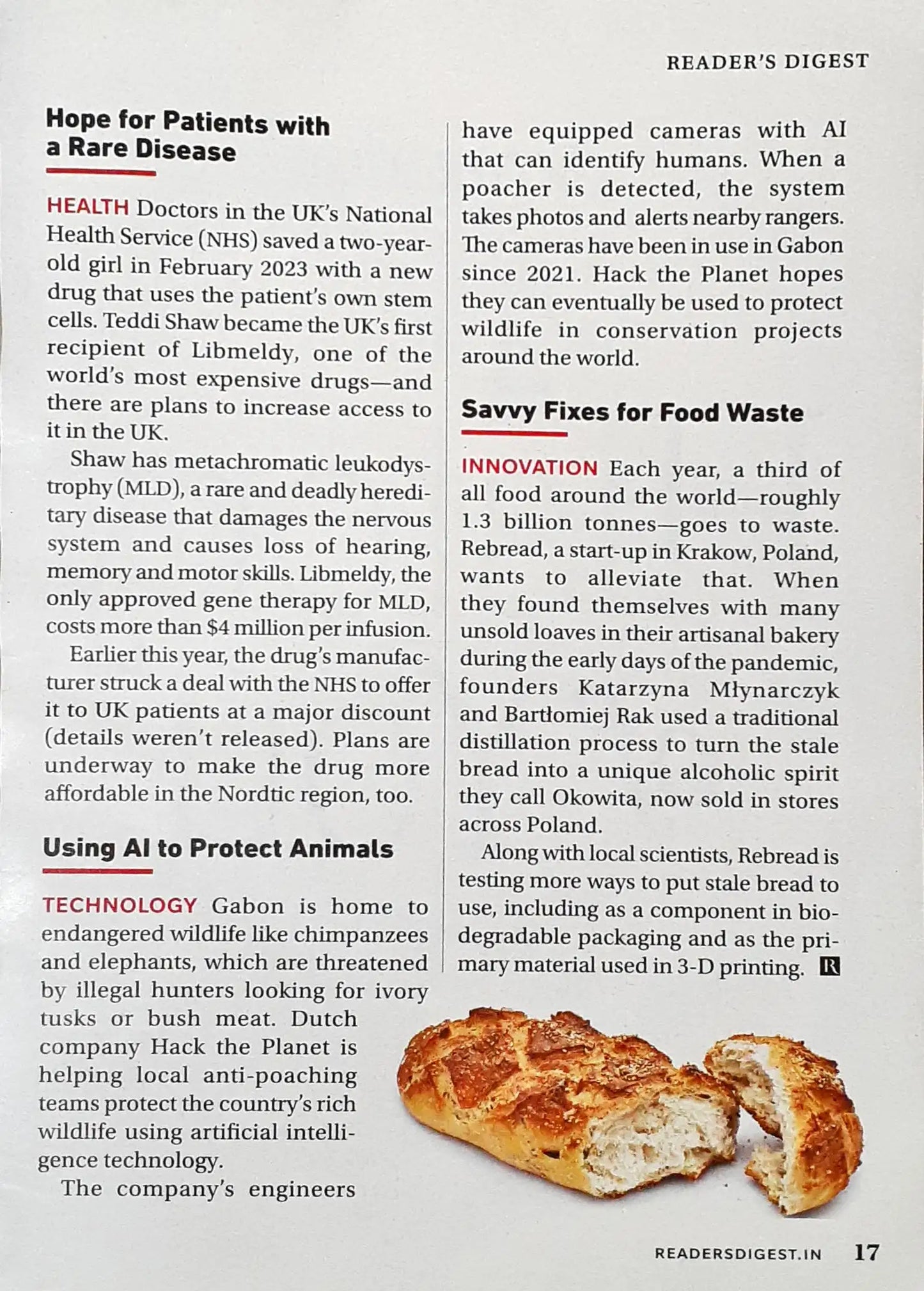 Reader's Digest Magazine : November 2023 (P)