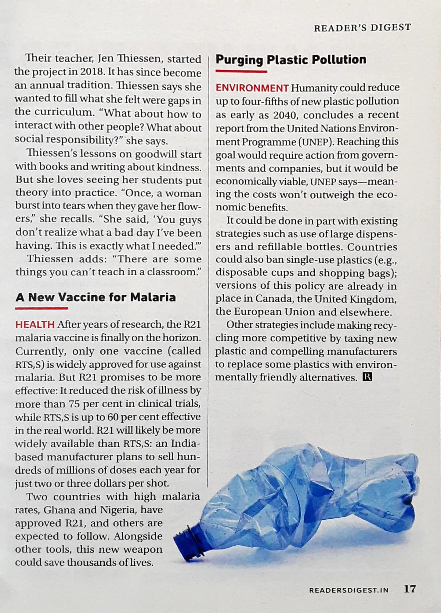 Reader's Digest Magazine : December 2023 (P)