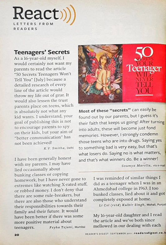 Reader's Digest Magazine : September 2011 (P)