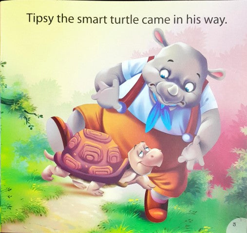 Ricky The Angry Rhino Level 0 - Little Friends Moral Stories