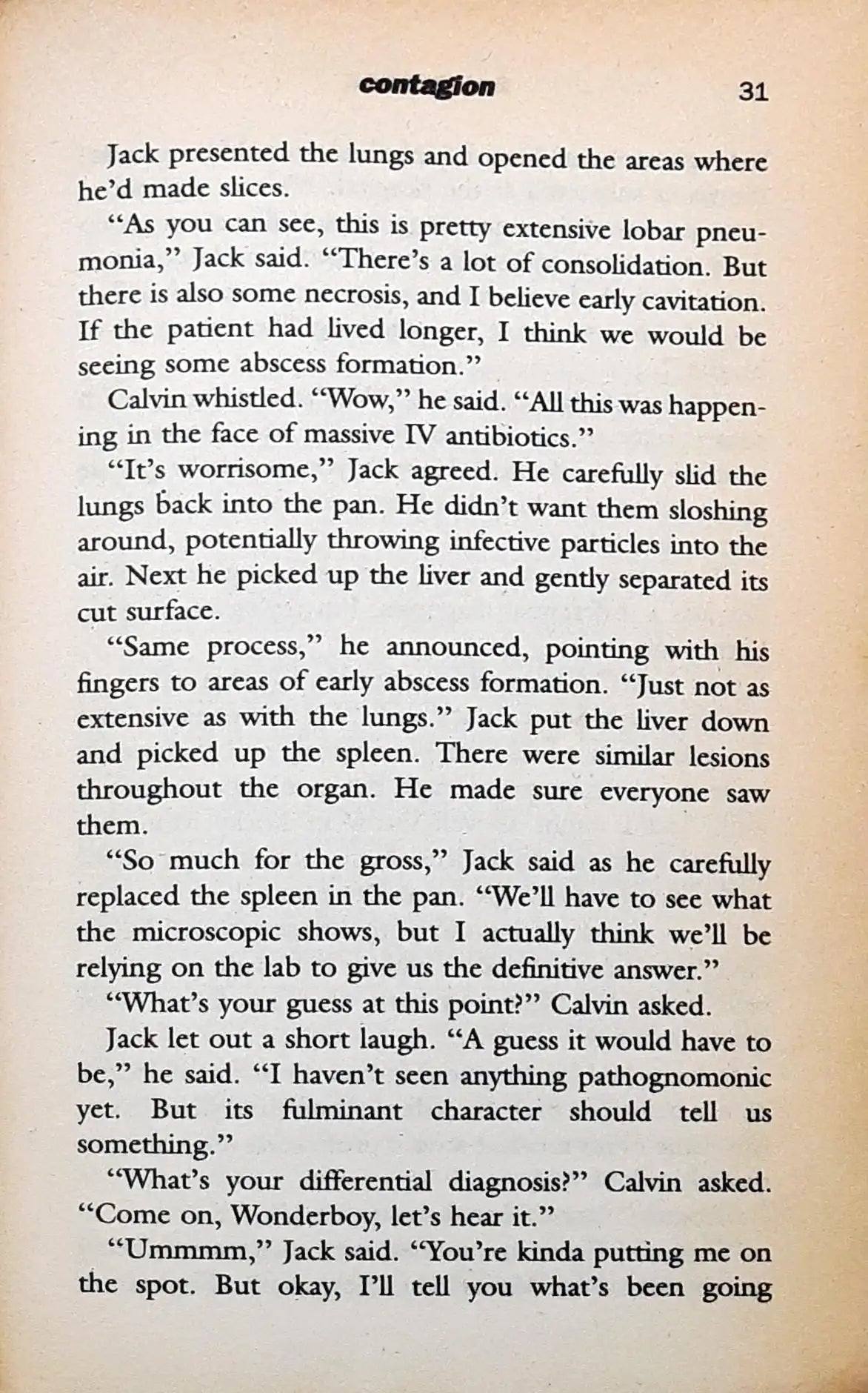 Jack Stapleton and Laurie Montgomery #2 : Contagion (P)