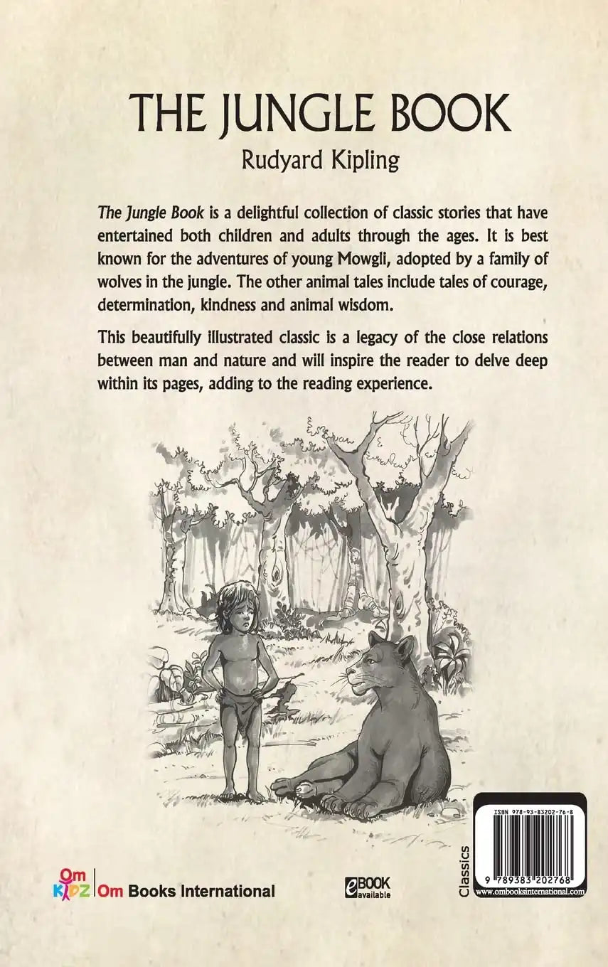 The Jungle Book - Illustrated Abridged Classics with Practice Questions (Om Illustrated Classics for Kids)